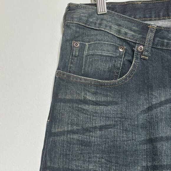 Lee Dungarees Vintage Slim Jeans Men's Sz 36x34 Chrome #2012823 Vtg Blue NWT - Picture 3 of 5